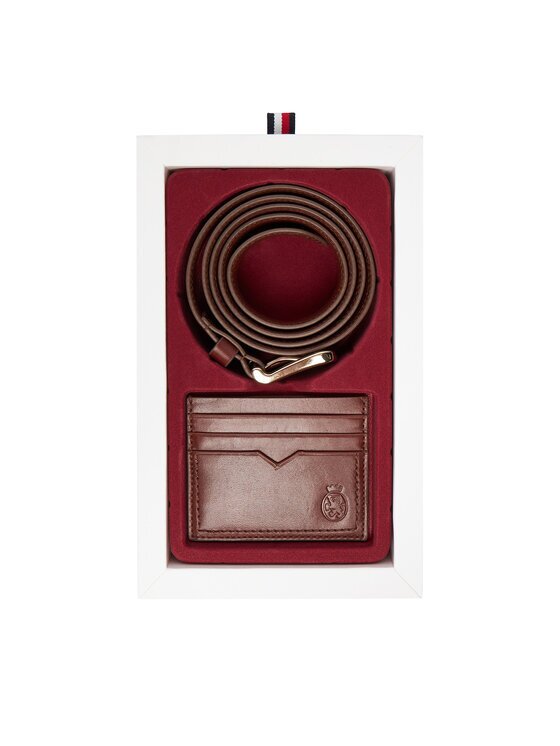 Tommy Hilfiger Подаръчен сет Th Crest Belt And Cc Holder AM0AM13934