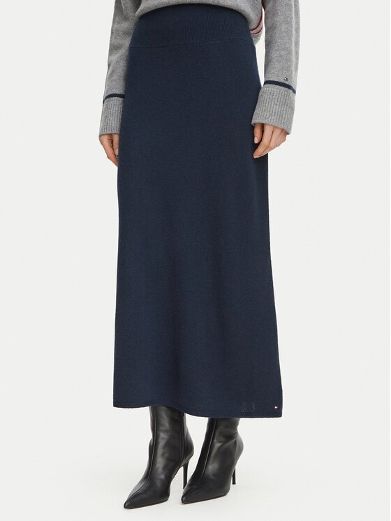 Tommy Hilfiger Пола тип трапец WW0WW51969 A-Line Fit