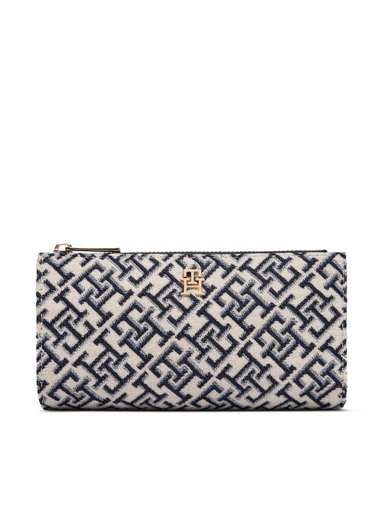 Tommy Hilfiger Портфейл Th Icon Long Bifold Jacquard AW0AW19003