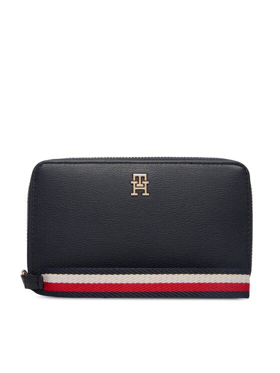 Tommy Hilfiger Дамска чанта Th Logotape Compact Zip Around AW0AW18699