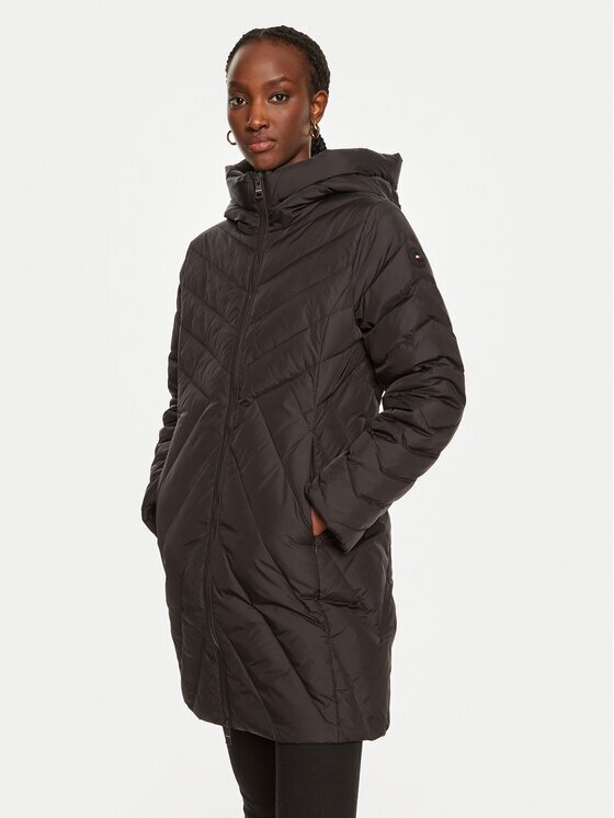 Tommy Hilfiger Пухено яке Chevron WW0WW42622 Regular Fit