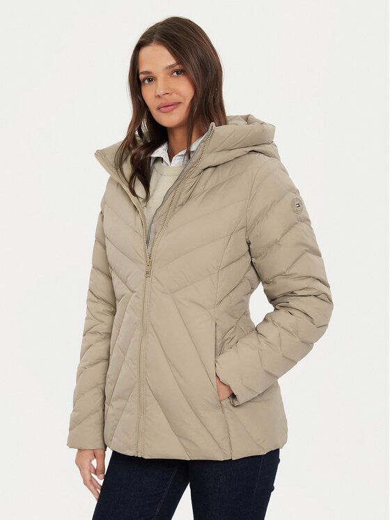 Tommy Hilfiger Пухено яке Chevron WW0WW42623 Regular Fit