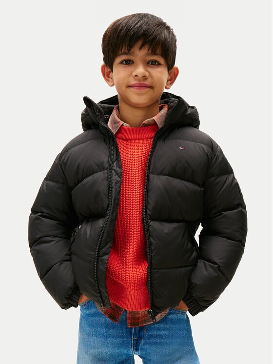 Tommy Hilfiger Пухено яке Essential KB0KB10091 D Regular Fit