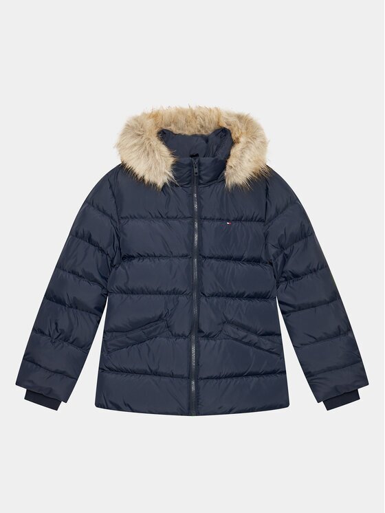 Tommy Hilfiger Пухено яке Essential KG0KG07399 D Regular Fit