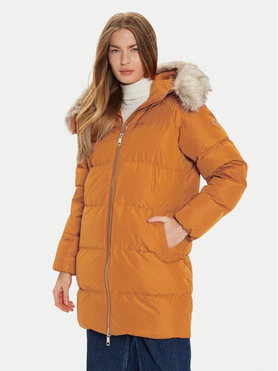 Tommy Hilfiger Пухено яке WW0WW42743 Regular Fit