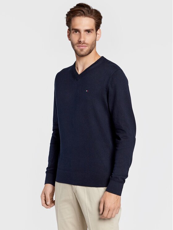 Tommy Hilfiger Пуловер Pima MW0MW28047 Regular Fit