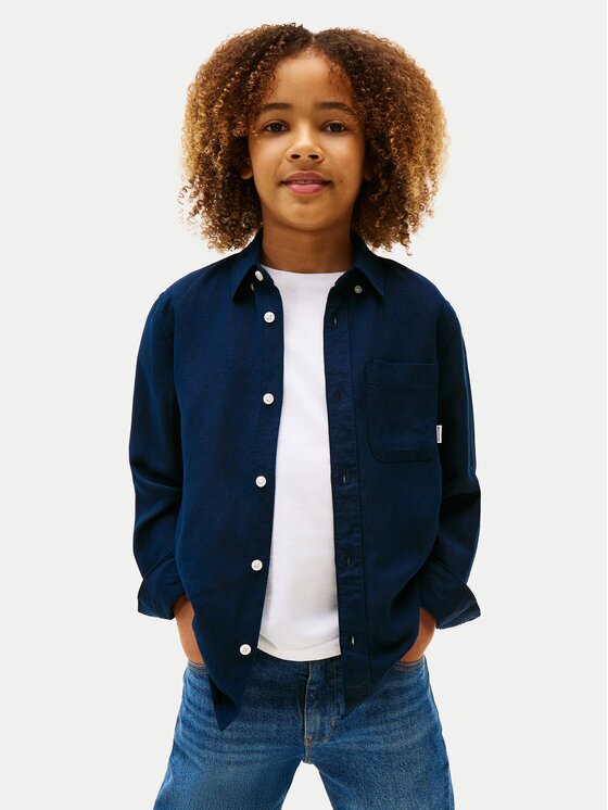 Tommy Hilfiger Риза KB0KB09550 Relaxed Fit
