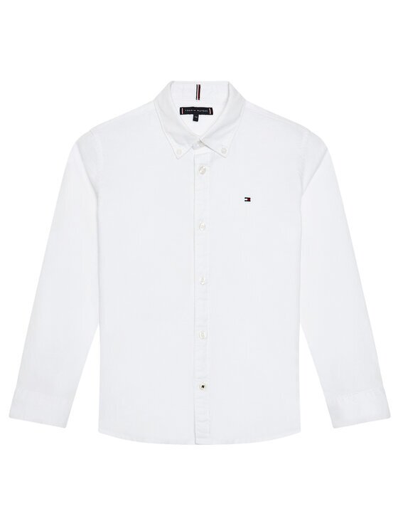 Tommy Hilfiger Риза Solid Poplin KB0KB06965 M Slim Fit