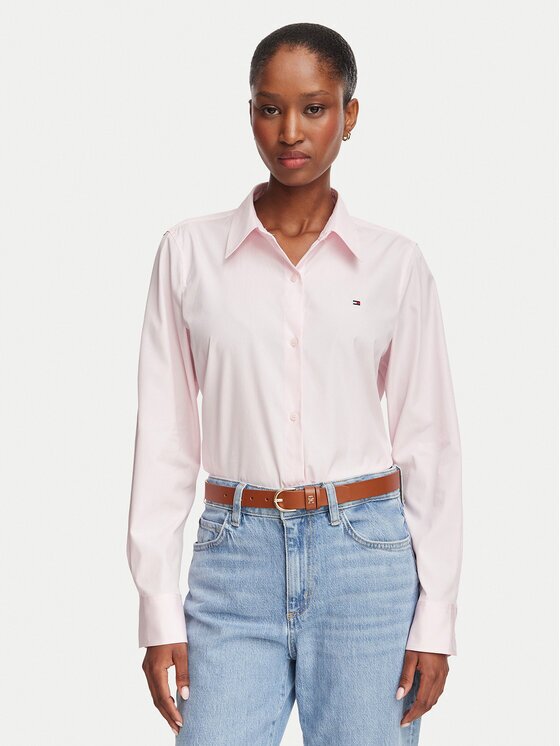 Tommy Hilfiger Риза Summer WW0WW51155 Regular Fit