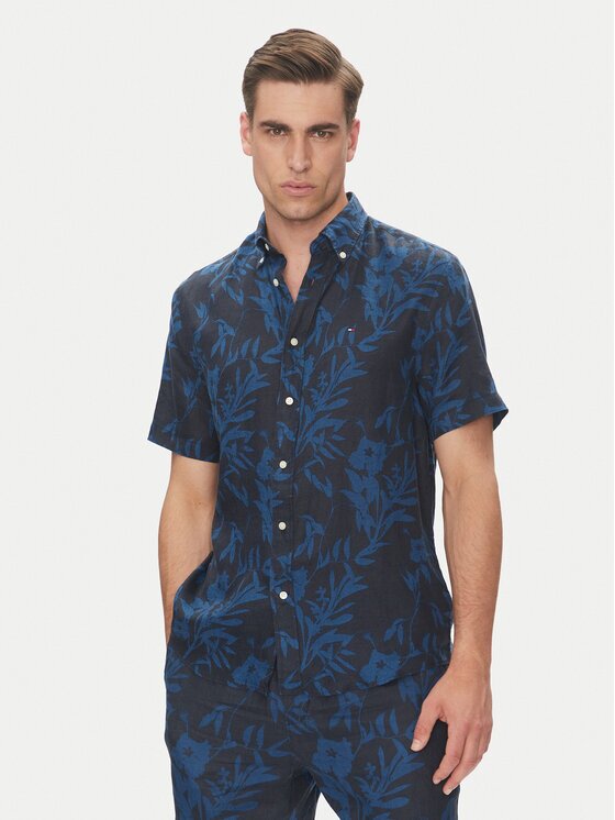 Tommy Hilfiger Риза Tropical MW0MW38586 Regular Fit