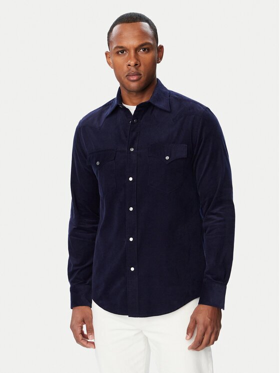Tommy Hilfiger Риза Western Corduroy MW0MW45647 Regular Fit