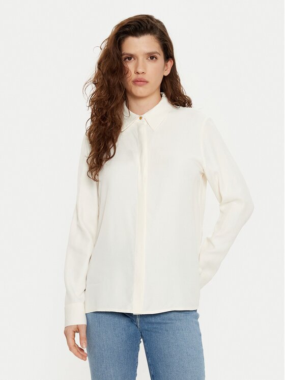 Tommy Hilfiger Риза WW0WW44045 Светлосиньо Relaxed Fit
