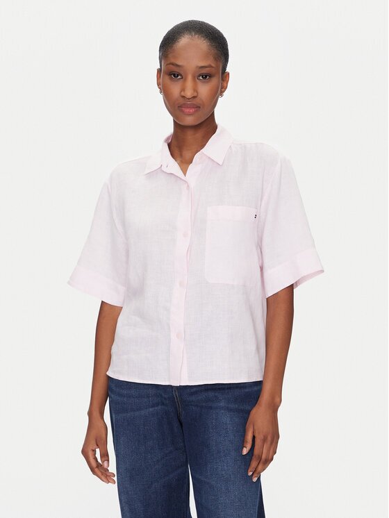 Tommy Hilfiger Риза WW0WW44720 Relaxed Fit