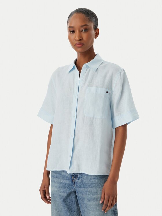 Tommy Hilfiger Риза WW0WW48925 Relaxed Fit