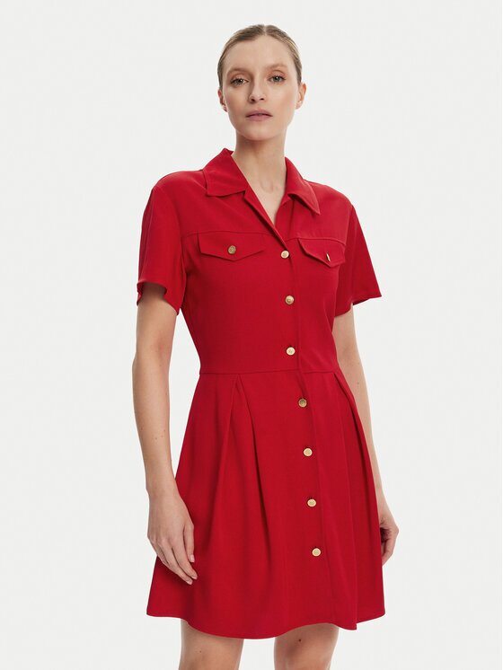 Tommy Hilfiger Рокля тип риза WW0WW45819 Regular Fit