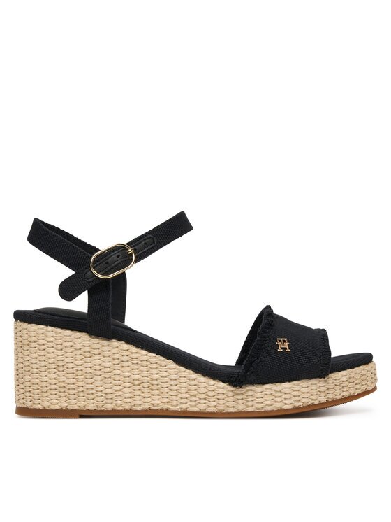 Tommy Hilfiger Сандали Mid Woven Wedge Espad Fringe FW0FW09470