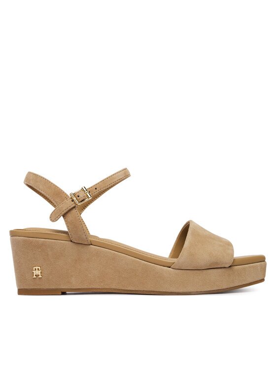 Tommy Hilfiger Сандали Suede Wrapped Mid Wedge FW0FW09235