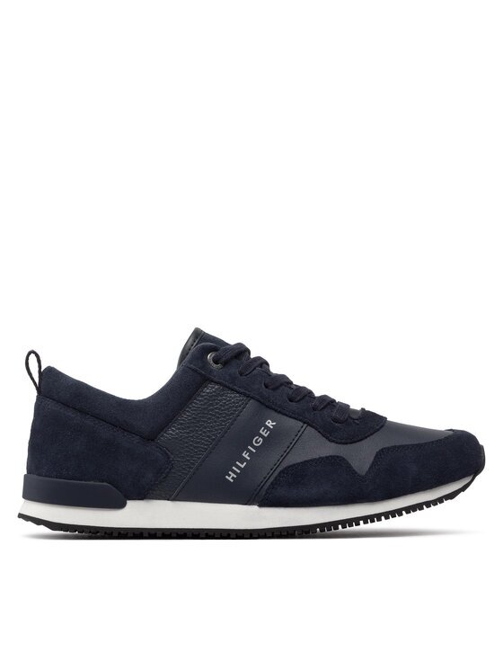 Tommy Hilfiger Сникърси Iconic Leather Suede Mix Runner FM0FM00924