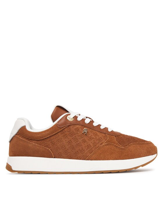 Tommy Hilfiger Сникърси Th Runner Suede Monogram FW0FW09620