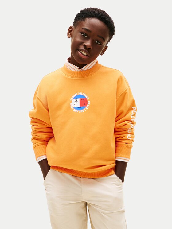 Tommy Hilfiger Суитшърт Smiley Flag KB0KB10258 Regular Fit