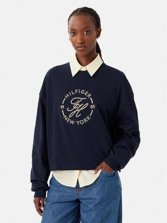 Tommy Hilfiger Суитшърт Th Roundal WW0WW50969 Regular Fit