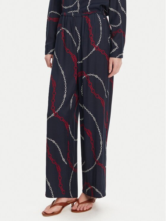 Tommy Hilfiger Текстилни панталони WW0WW44542 Relaxed Fit