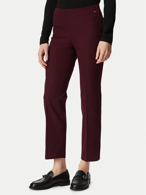 Tommy Hilfiger Текстилни панталони WW0WW51745 Slim Fit