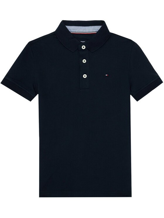 Tommy Hilfiger Тениска с яка и копчета KB0KB03975 S Regular Fit