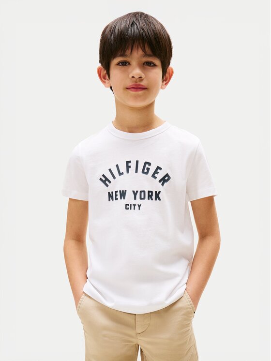 Tommy Hilfiger Тишърт Curved Graphic KB0KB09800 Regular Fit