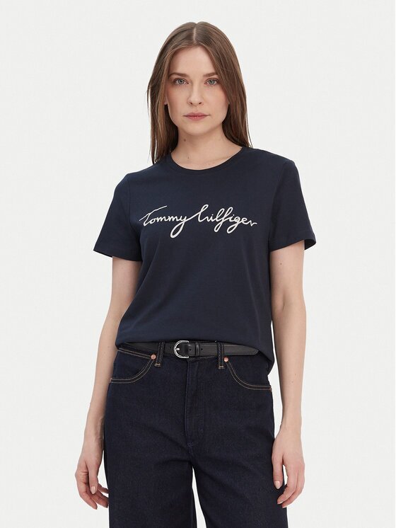 Tommy Hilfiger Тишърт Heritage Graphic Tee WW0WW24967 Regular Fit