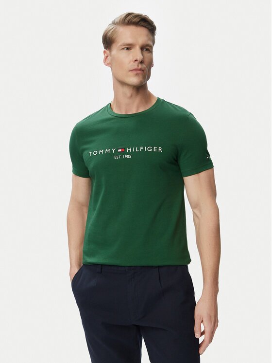 Tommy Hilfiger Тишърт Logo MW0MW11797 Slim Fit
