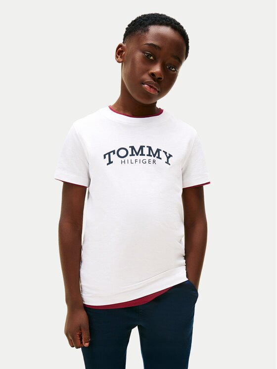 Tommy Hilfiger Тишърт Monotype Print KB0KB10051 D Regular Fit