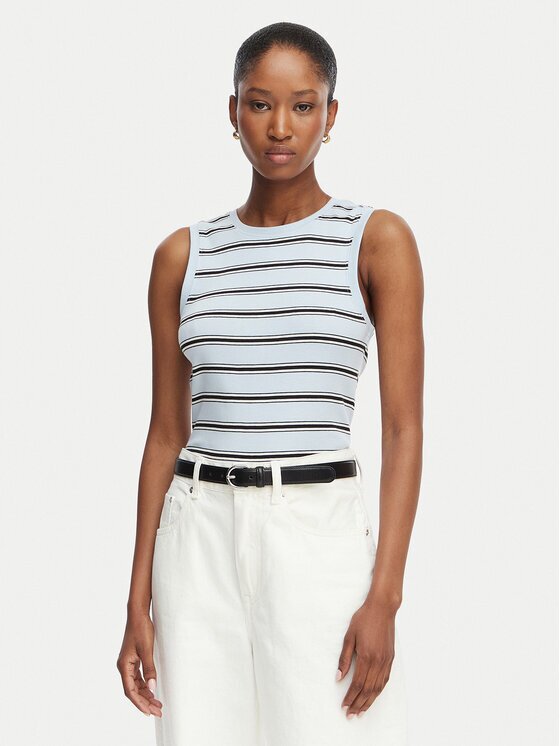 Tommy Hilfiger топ Multistripe WW0WW50025 Slim Fit