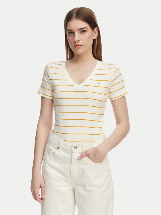 Tommy Hilfiger Тишърт New Cody WW0WW40584 Slim Fit