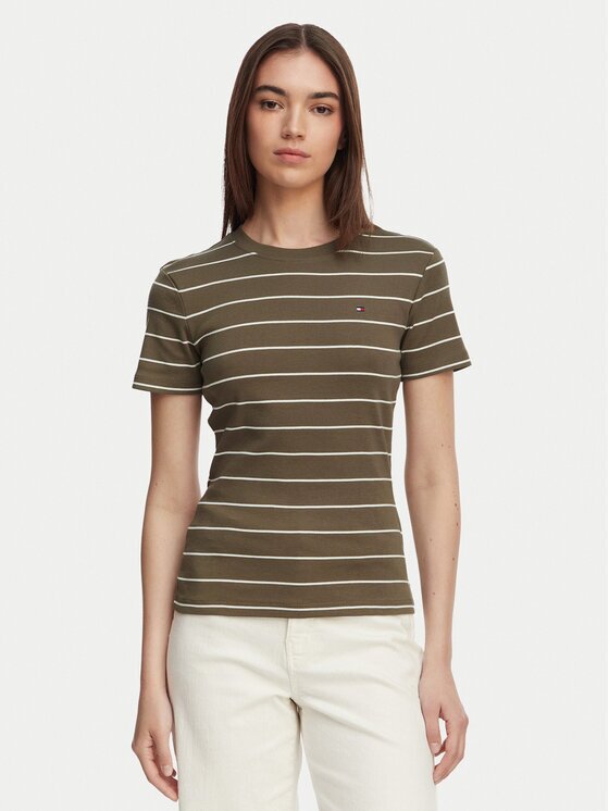 Tommy Hilfiger Тишърт New Cody WW0WW40587 Slim Fit