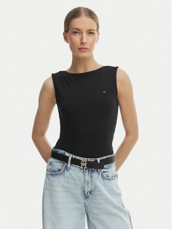Tommy Hilfiger топ WW0WW47807 Slim Fit