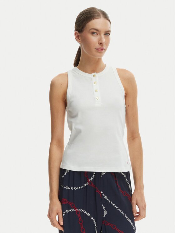 Tommy Hilfiger топ WW0WW49251 Slim Fit