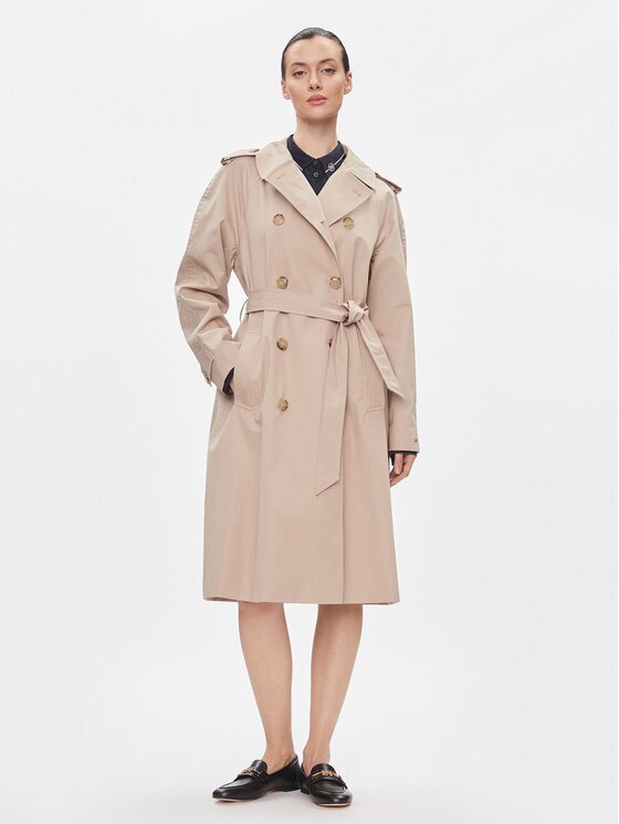 Tommy Hilfiger Тренч Cotton Classic Trench WW0WW40482 Regular Fit