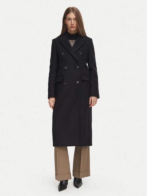 Tommy Hilfiger Вълнено палто Classic WW0WW51525 Regular Fit