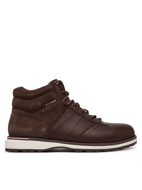 Tommy Hilfiger Зимни обувки Corporate Outdoor Warm Lth Boot FM0FM05991