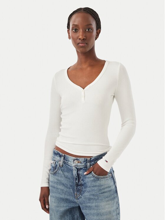 Tommy Jeans Блуза DW0DW23259 Slim Fit