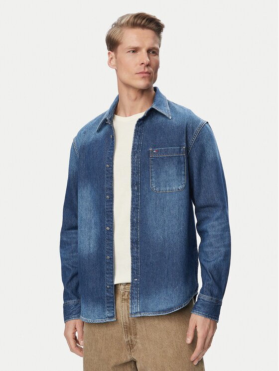 Tommy Jeans дънкова риза DM0DM23390 Regular Fit