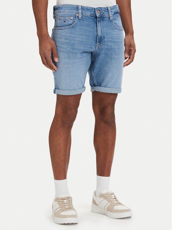 Tommy Jeans Дънкови шорти Scanton DM0DM22981 Slim Fit