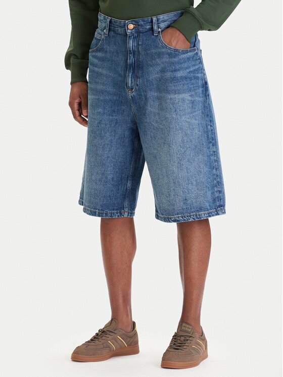 Tommy Jeans Дънкови шорти Theo DM0DM22992 Loose Fit