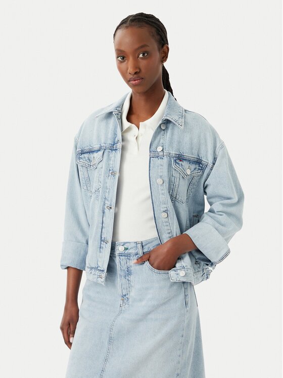 Tommy Jeans Дънково яке DW0DW23471 Relaxed Fit