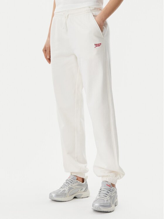 Tommy Jeans Долнище анцуг Script DW0DW20670 Relaxed Fit