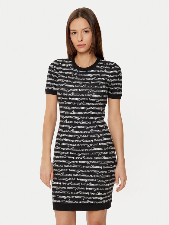 Tommy Jeans Ежедневна рокля DW0DW19478 Slim Fit