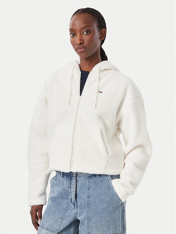 Tommy Jeans Изкуствен кожух Teddy DW0DW23291 Regular Fit