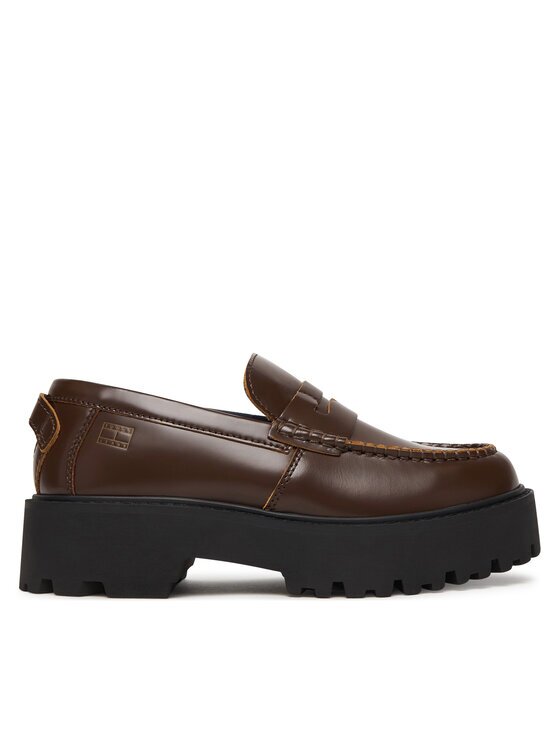 Tommy Jeans лоуфъри с дебела подметка Archive '01 Leather Loafer EN0EN03022