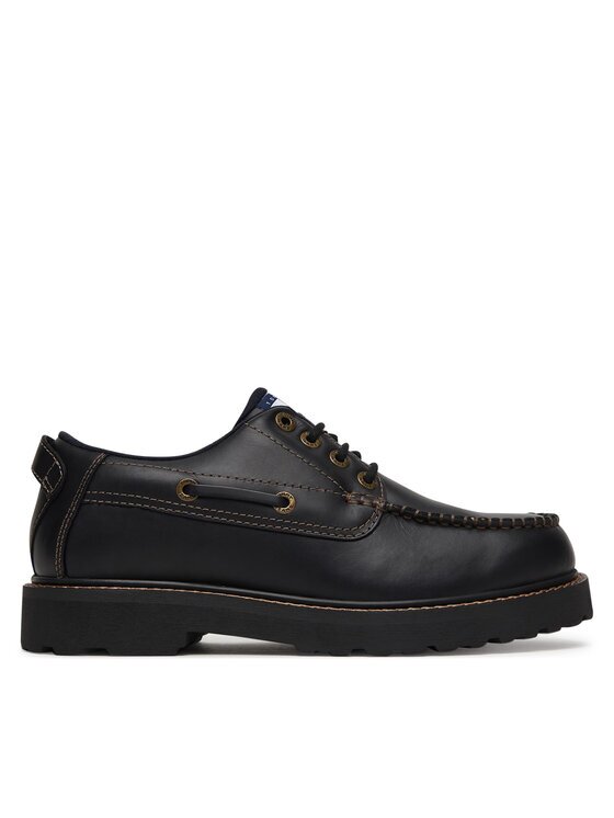 Tommy Jeans Обувки Archive '01 Boat Shoe Leather EM0EM01651